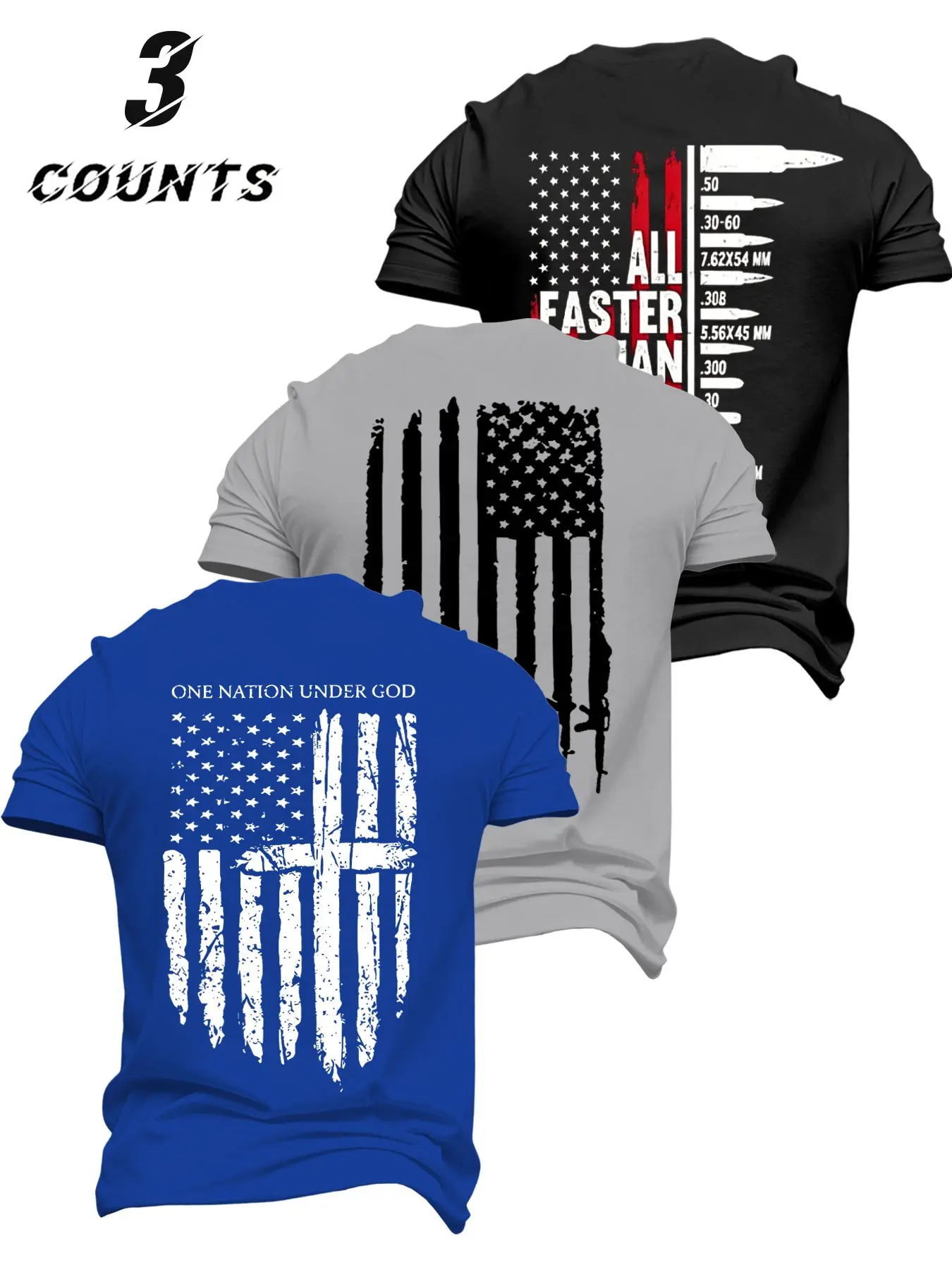 American Vintage Patriotic Flag and Athletic Letter Print T-Shirt Set, Summer Elastic Slim Fit Short Sleeve, Men's Casual Sports Tops Outdoor Street Fitness Top