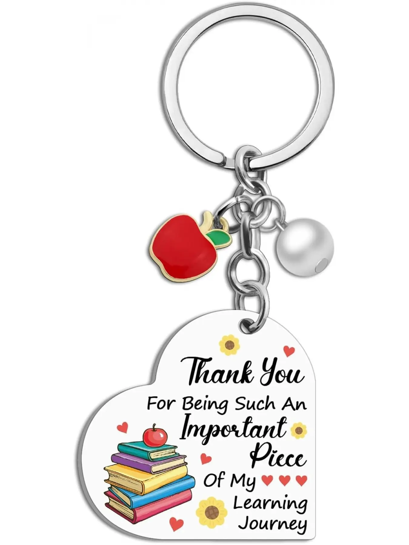 Teacher Appreciation Gifts for Women Men Best Teacher Gifts from Students Teachers Day Thank You Gifts for Teachers Keychain Keyring
