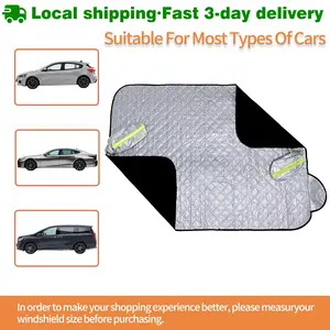 All-Weather SUV Windshield Cover – Magnetic, Anti-Theft, Snow/Frost & Rain Protection with Reflective Strip car sunshade curtain