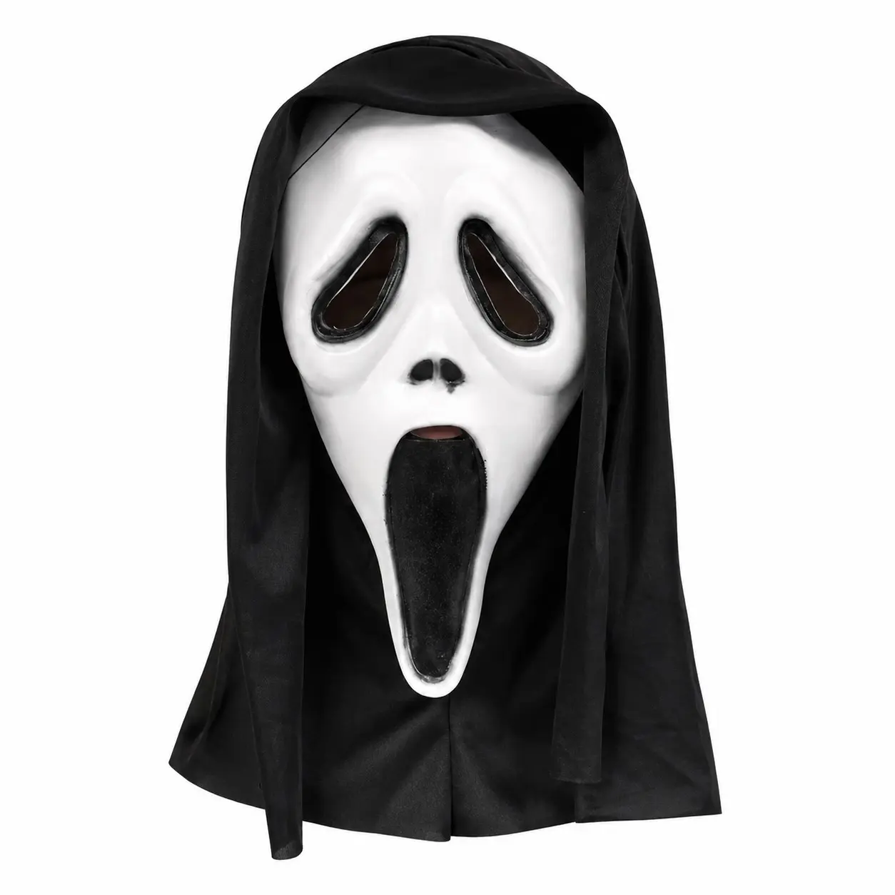 Halloween Scary Ghost Face Mask, Horror Latex Full Head Costume Mask, Perfect for Halloween Parties, Cosplay, and Haunted Houses