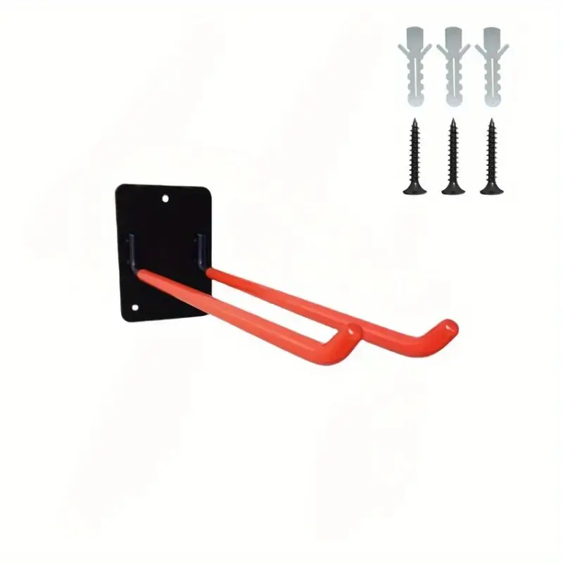Wall-Mounted Hooks for Garden Tools Storage, Includes Hangers for Shovels & Rakes, Space Saving Organizer, Ideal for Yard Tool Organization