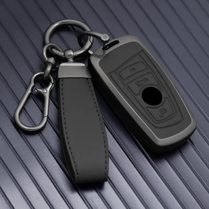 Bmw Car Remote Key Fob Case Cover with Keychain, Compatible with Bmw Models F20 F30 G20 F31 F34 F10 G30 F11 X3 F25 X4 I3 M3 M4