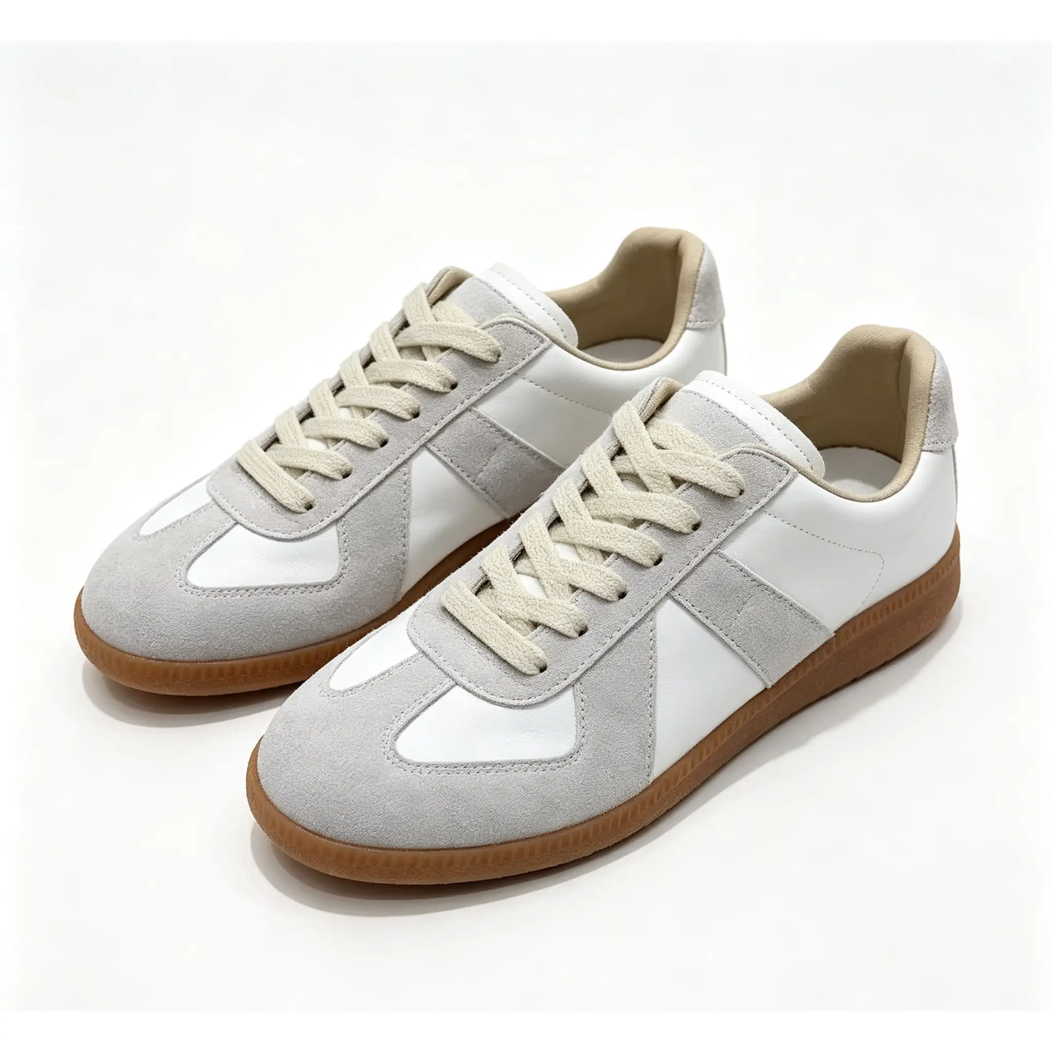 Women Retro Patchwork Suede Sneakers Casual Lace Up Flat Trainers Vintage Gum Sole Walking Shoes Daily Streetwear Low Top Fashion Sneakers