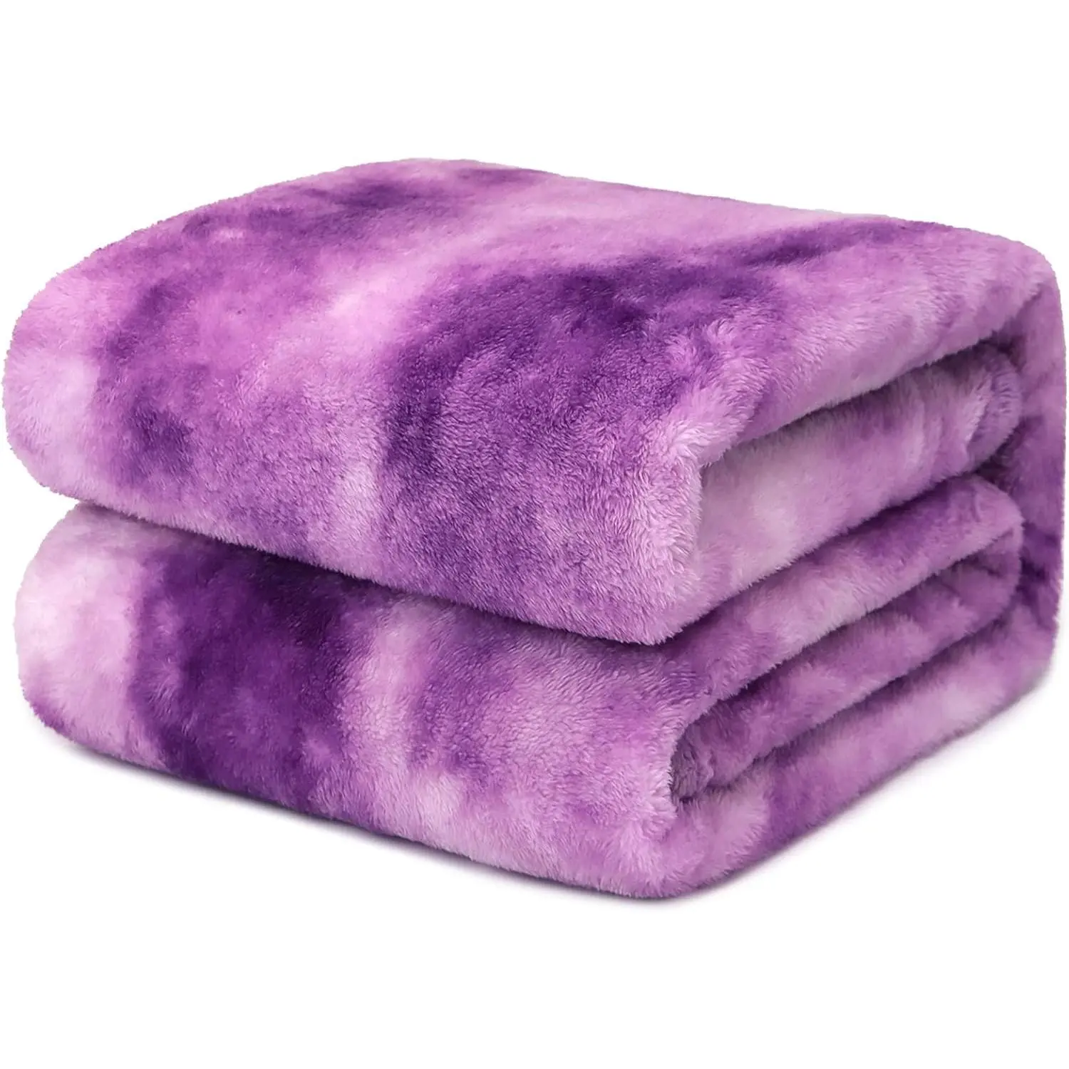 Soft Purple Fleece Blanket, Plush Soft Cozy Microfiber Throw for Couch, Sofa, Bed, Lightweight Warm Cover, Room Decor, Christmas for Mom Sister Friend