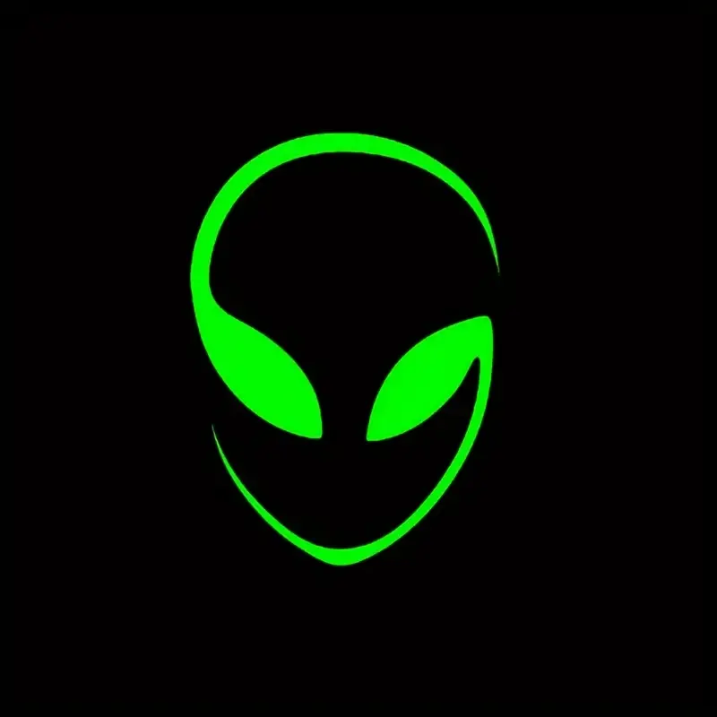 Alien Green Vinyl Sticker 1Pc Durable Self Adhesive Car Stickers for Cars Trucks Motorcycles Laptops Easy to Stick on Plastic Wood Glass Metal Ceramic Auto Parts Decals Automotive Vinyl Decal