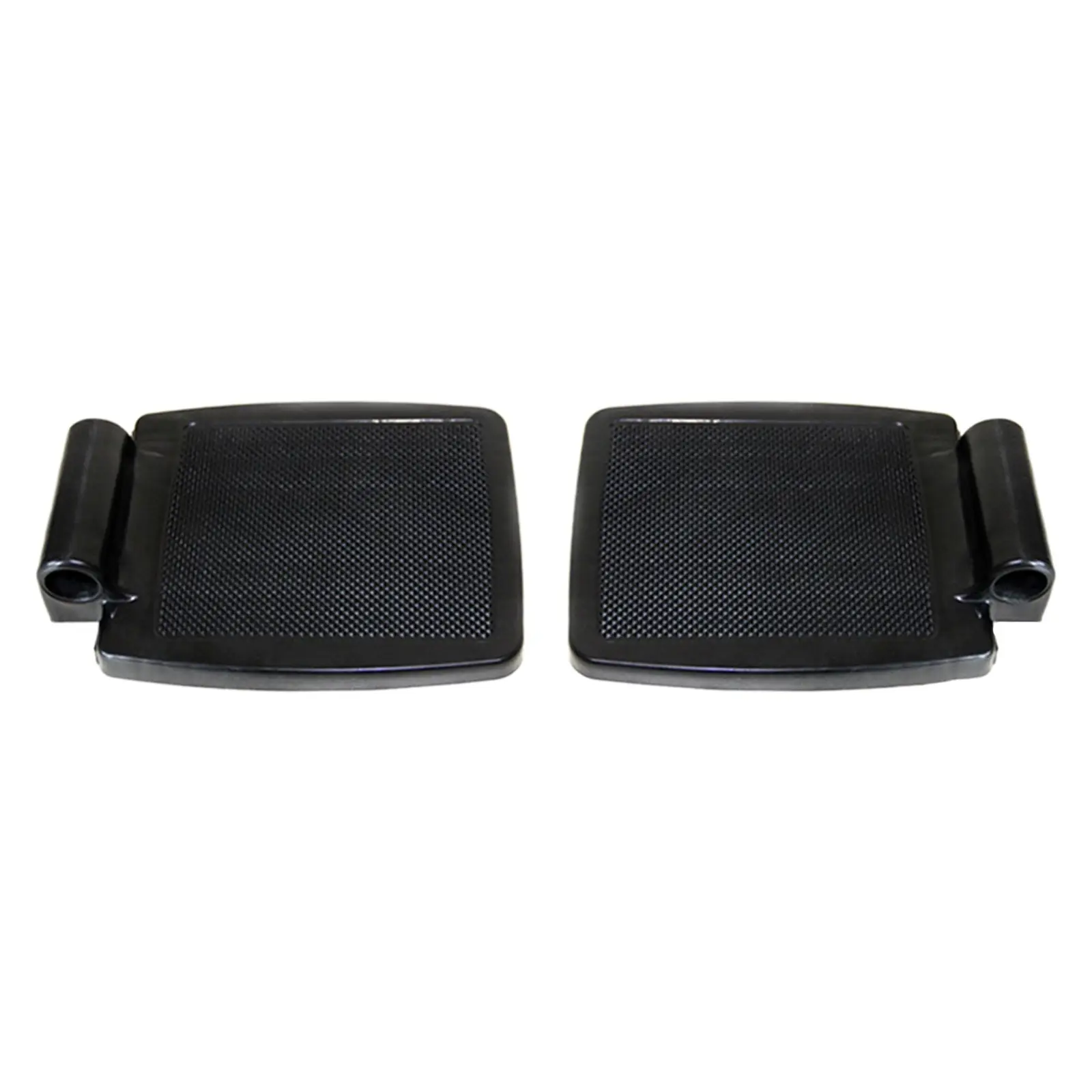 Universal Wheelchair Footrest, Easy Installation, Stable, Plastic Material, 2.2 Cm Hole Diameter, Durable & Lightweight Design