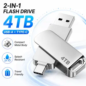 NEW 4TB USB 3.2 Flash Drives High Speed Transfer Metal Pendrive Memory Card Pendrive Flash Disk Memoria Stick usb flash drive