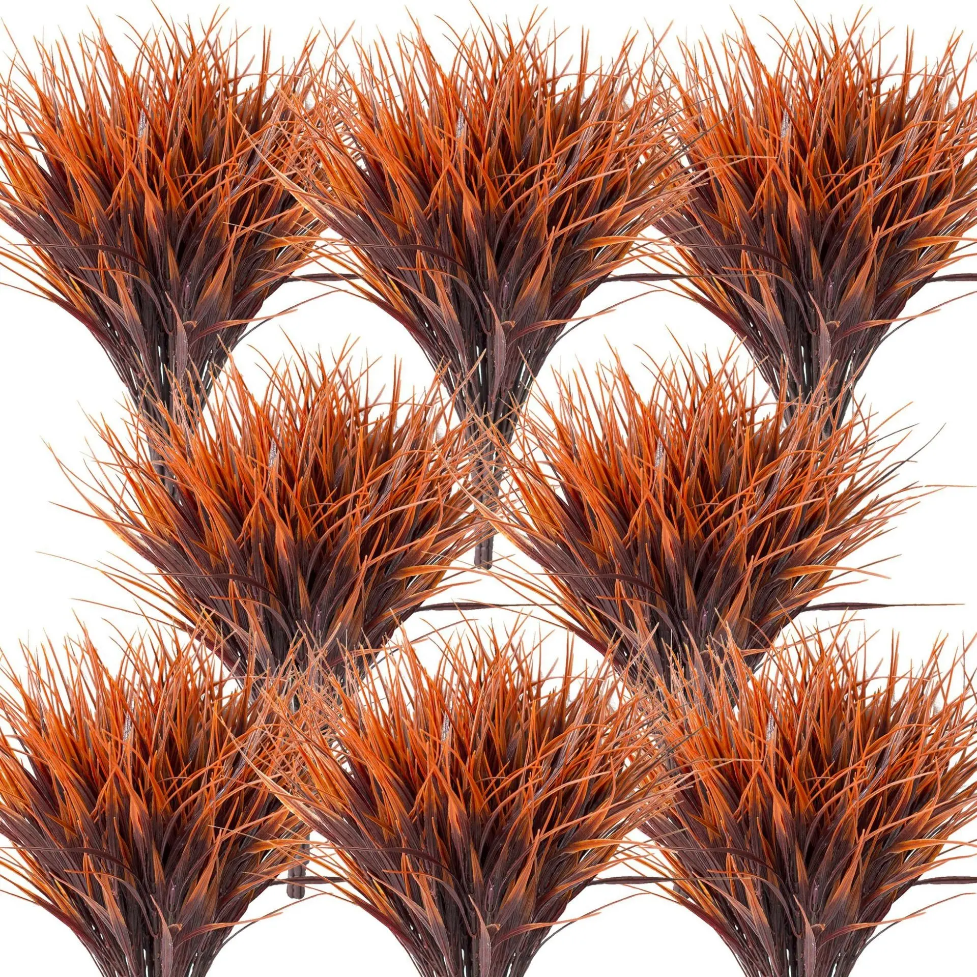 24pcs Autumn Artificial Plants, Wheat Grass Simulation, Thanksgiving Decor, Garden, Patio, Porch, Wedding, Outdoor Hanging Decoration