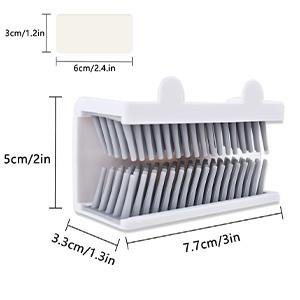 SICANDAENHK Keep your shower drain clog-free with this white wall-mounted shower hair catcher!Reusable, flexible hair collector traps hair effectively without blocking water flow, easy to install on smooth walls, simple to clean and reuse SICANDAENHK Keep your shower drain clog-free with this white wall-mounted shower hair catcher!Reusable, flexible hair collector traps hair effectively without blocking water flow, easy to install on smooth walls, simple to clean and reuse