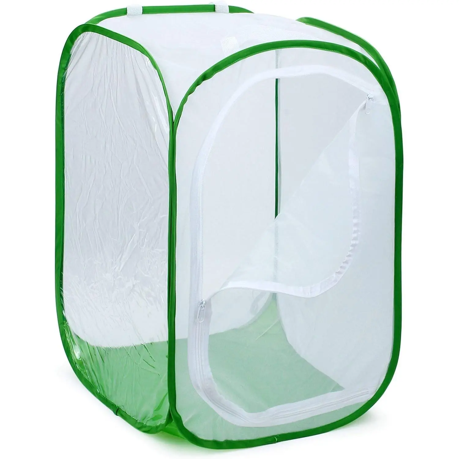 36" Large Monarch Butterfly Habitat, Giant Collapsible Pop-up Insect Mesh Cage Terrarium 24 x 24 x 36 Inches