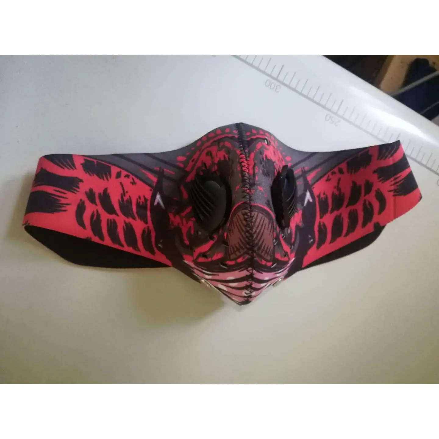 Dust mask with filter Neoprene protective mask Outdoor sports cycling mask Breathing valve