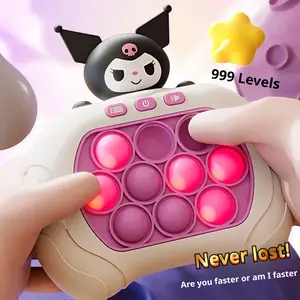 Cartoon Stitch Quick Push Game Console - Press Music Challenge Game, Stress Relief Sensory Toy for Adults and Children, Gift