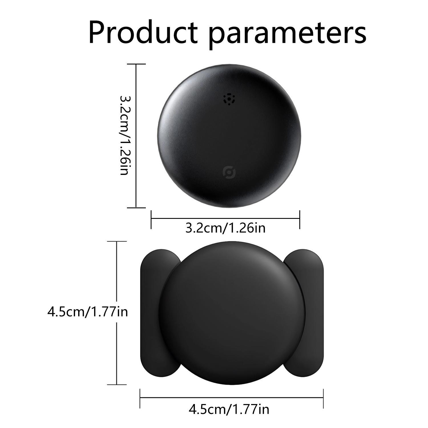 Air Tags-1 Pack: Smart Tracker Item Finder with Apple Find My App, Magnetic Keychain, Bluetooth 50m Range, Proximity Alerts, Privacy Design, Works with Android Device