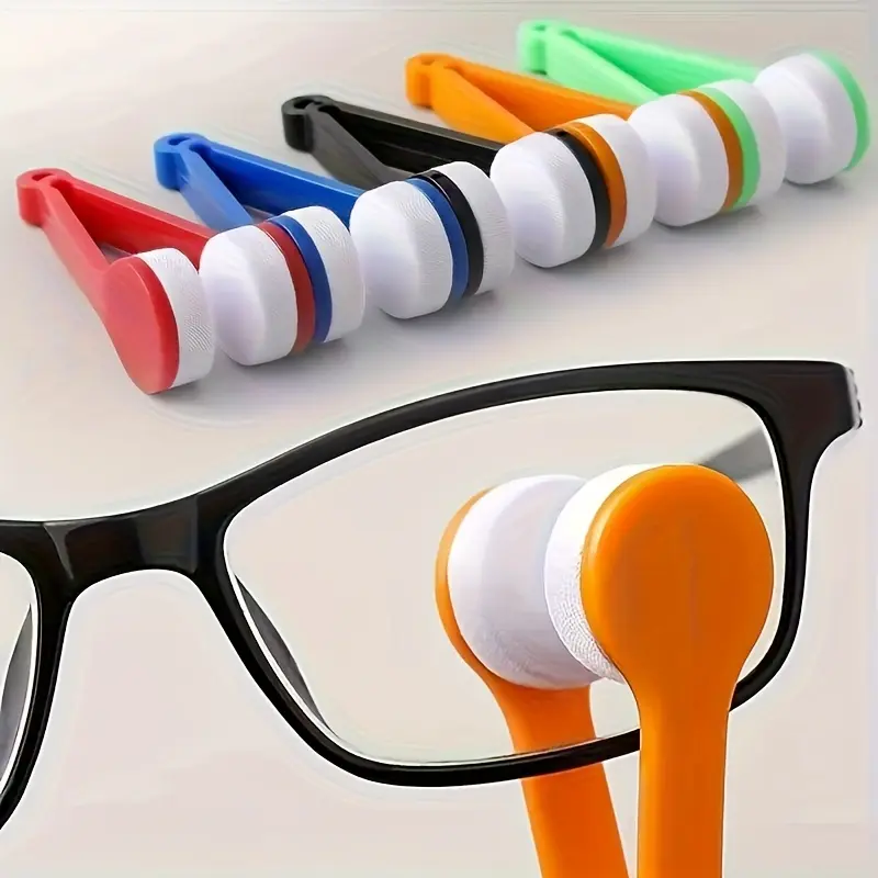 8-Piece Premium Eyeglass Cleaner Kit with Travel Case, Extra Soft Microfiber Cloth, and Double-Sided Brush | Removes Smudges for Crystal Clear Vision | A Perfect Gift for Eyeglass Lovers