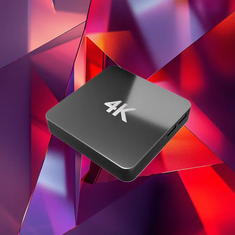 4K TV Box 128MB RAM 16GB Storage 5G Dual Band WiFi Bluetooth Remote TF Card Slot Streaming