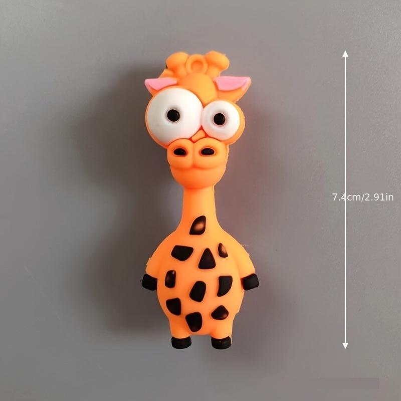 Cute Cartoon Animal Design Higher End Fridge Magnets, 8 Counts/set Creative Magnetic Fridge Sticker, Magnetic Decoration Refrigerator Decorating Magnet for Home Kitchen Office #GLOBAL PICKS
