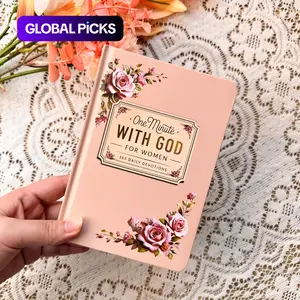 1/2 Pack One Minute with God for Women, 365-Day Devotional Journal, Portable Daily Reflection Notebook, Self-Improvement Diary, Daily Guided Journal, Perfect Gift #GLOBAL PICKS