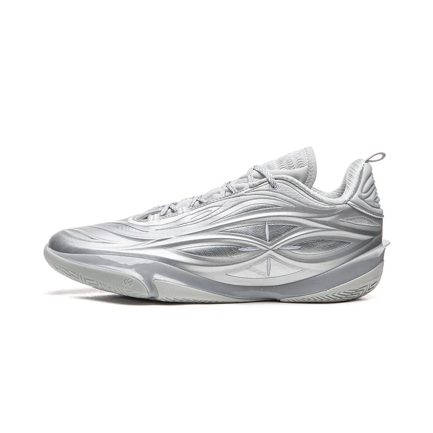 Wade 808 5 Ultra V2 "Silver Flash" Lightweight Athletic Trainers, Professional Basketball Footwear for Sports & Outdoor Activities