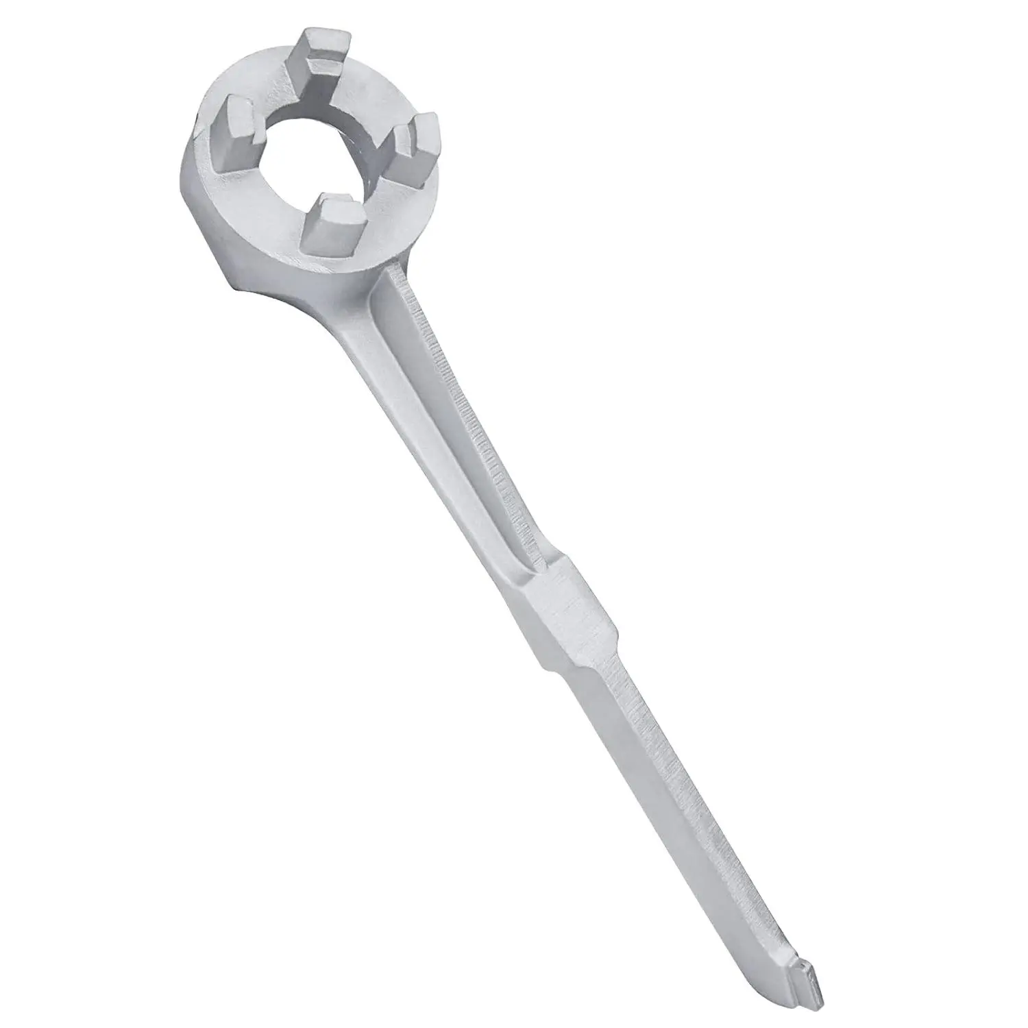 Bung Wrench - Gallon Drum Opener Tool for 10, 15, 20, 30, 50, 55 Gallon  - Fits 2 Inch and 3/4 Inch Bung Caps
