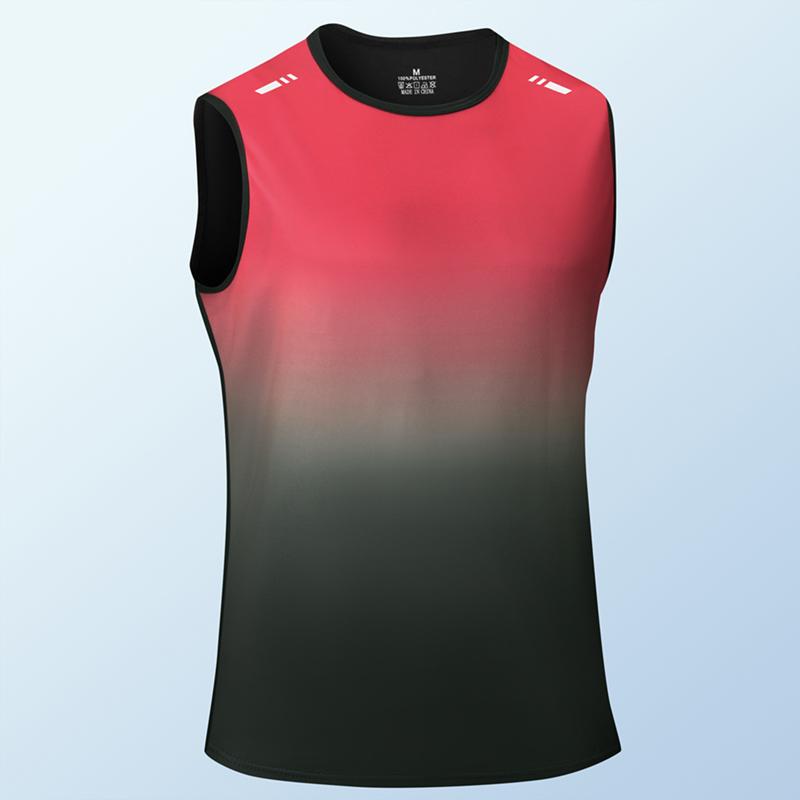 1/3 Pack Men's Gradient Sleeveless Gym Tank Tops, Quick Dry Moisture Wicking Athletic Workout Vests, Summer Casual Streetwear Sportswear Multiple Colors