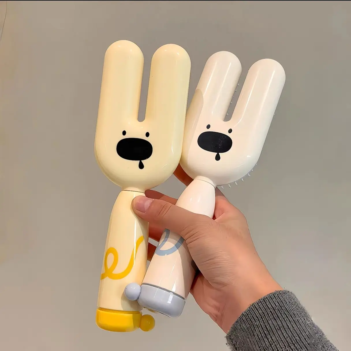 Cartoon Magnetic Comb for Women, High-Profile Massage Comb, Long Hair Curl Comb, Scalp Lifting Smooth Comb, Stylish Hair Care Tool