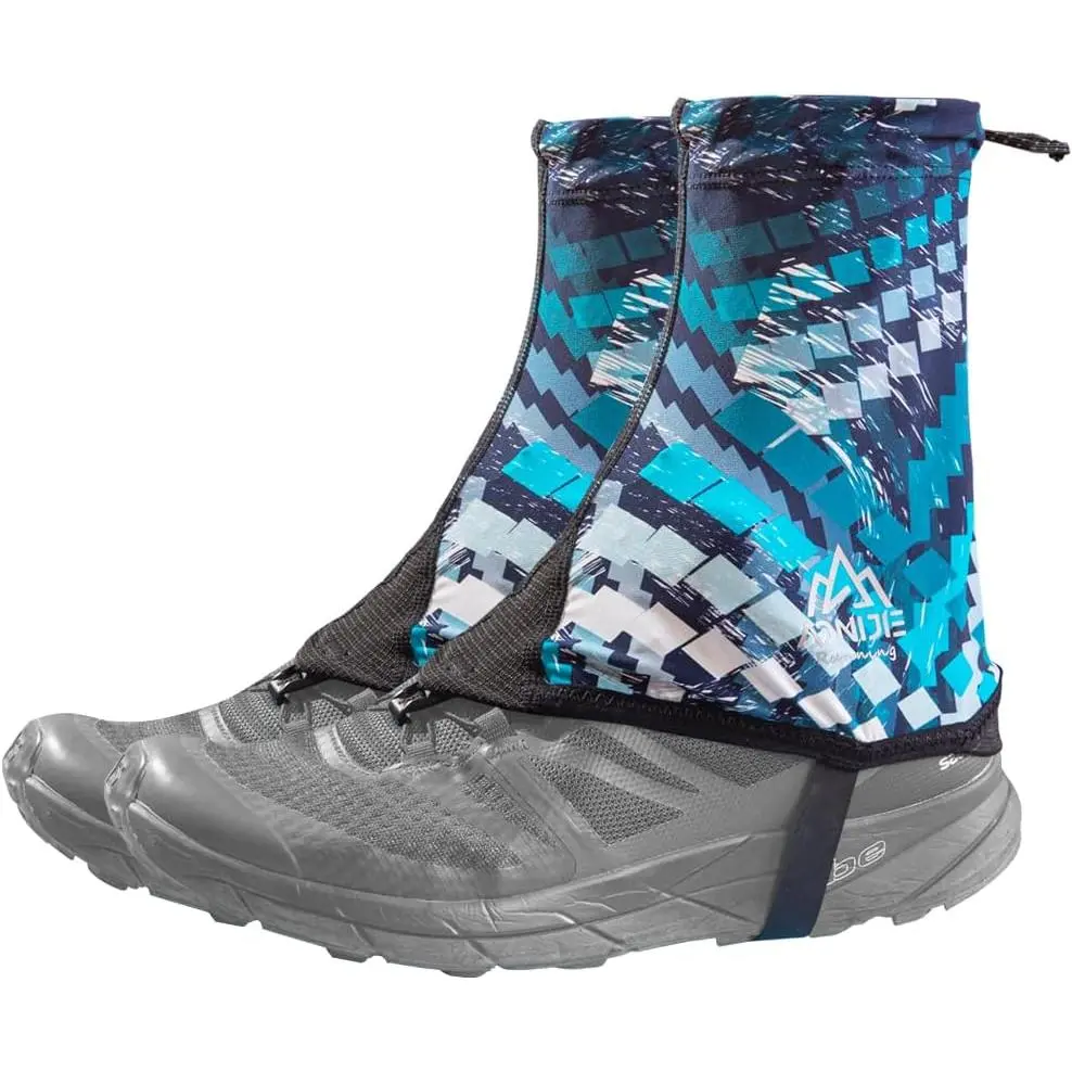 Unisex Low Ankle Gaiters, Breathable Protective Shoe and Boot Covers for Outdoor Trail Running and Hiking, No, Protective Covers