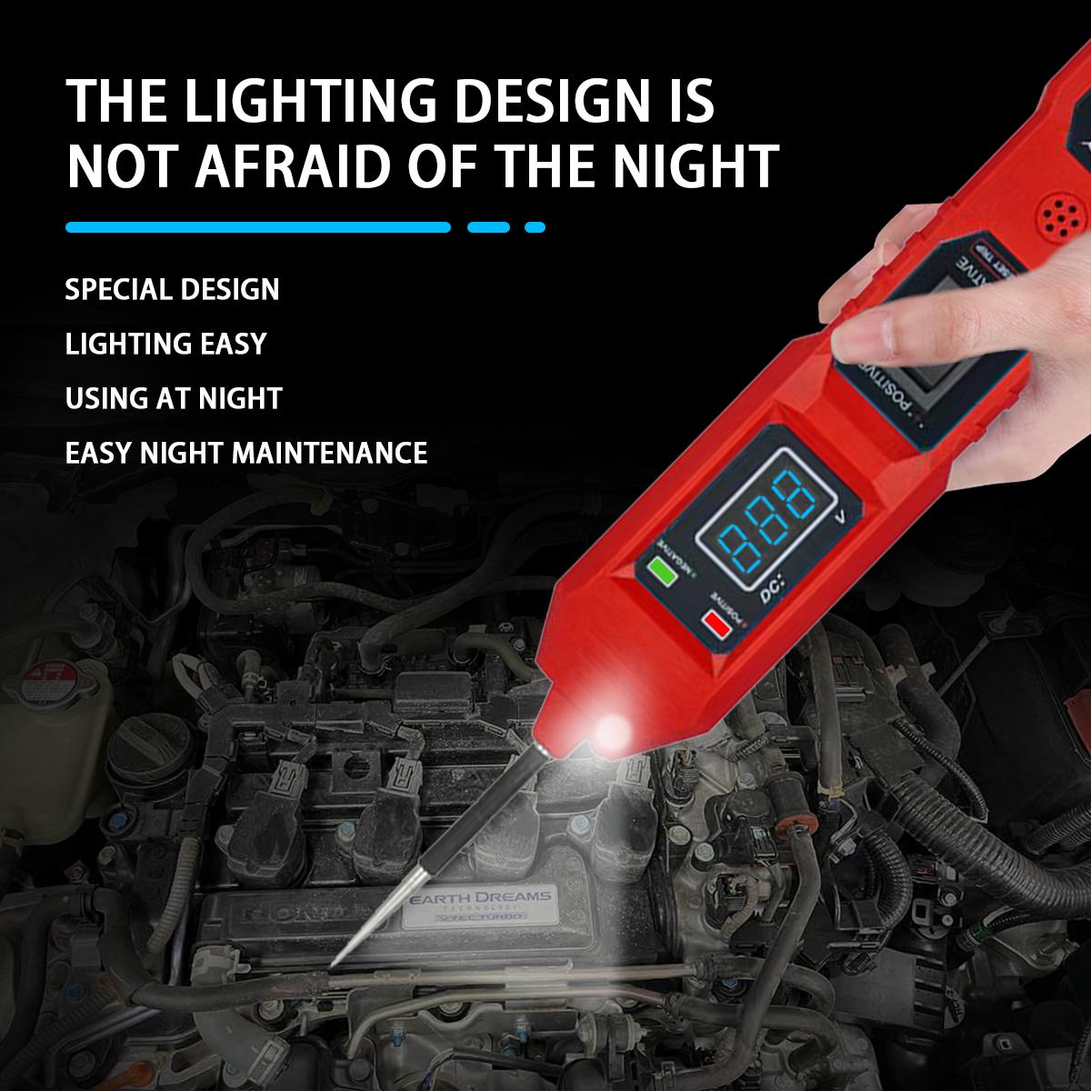 DC 3.5–36V Circuit Tester, 1 Count ABS Digital Display Automotive Circuit Tester, Bidirectional Portable LED Fuse Tester with Indicator Light for Cars, Trucks and Motorcycles #GLOBAL PICKS