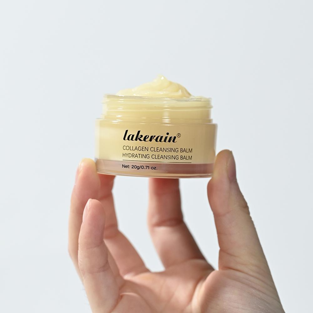 Collagen Cleansing Balm, 3 Boxes Deep Cleansing Nourishing Skin Care Balm, Moisturizing Facial Makeup Remover for All Skin Types