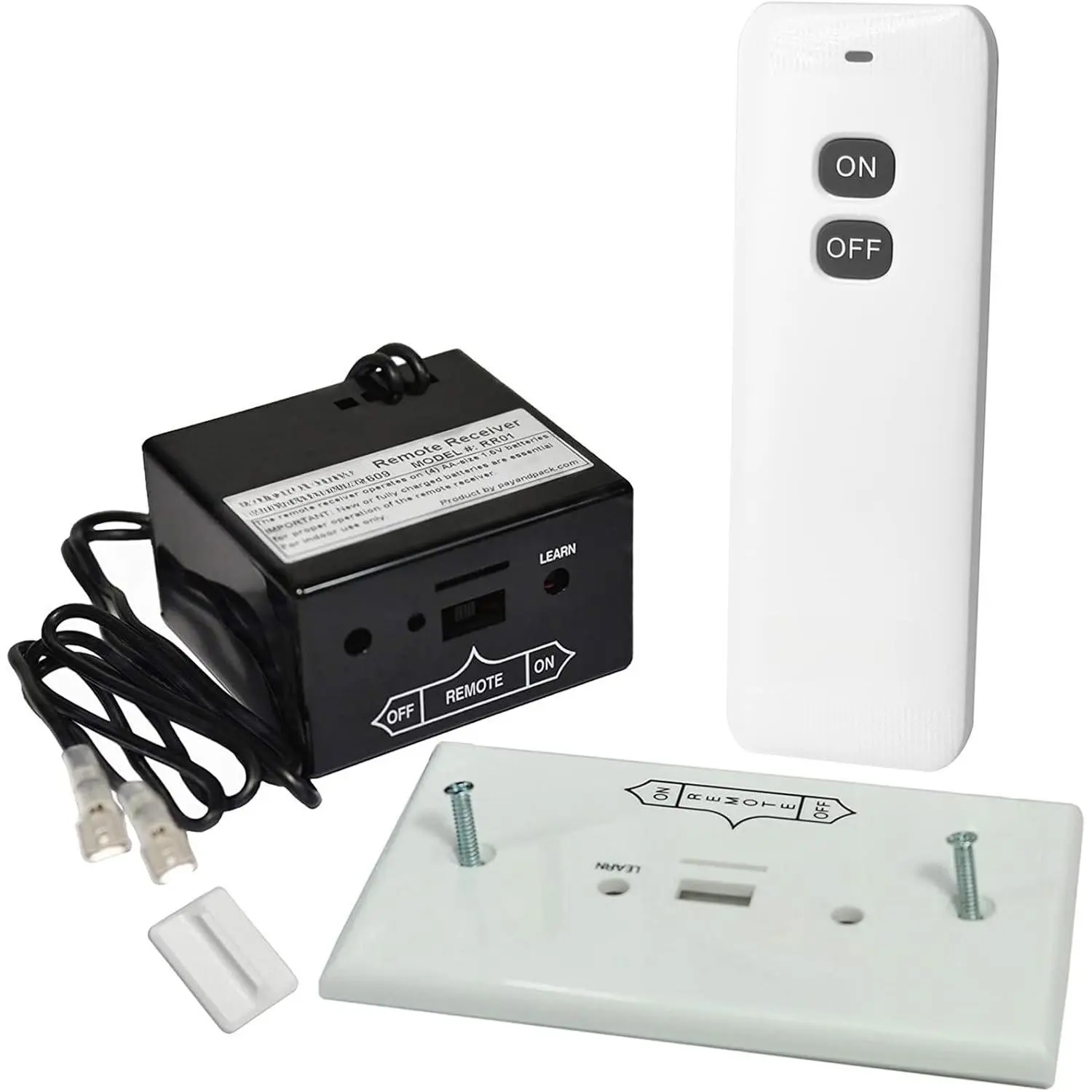 TR1001 /Off Gas Fireplace Remote Control Kit for Millivolt Valve, IPI Module, Replaces Wall ,  Gas Fireplace Remote | for Millivolt Valve, IPI Module, Replaces Wall ,  Gas Fireplace Remote
