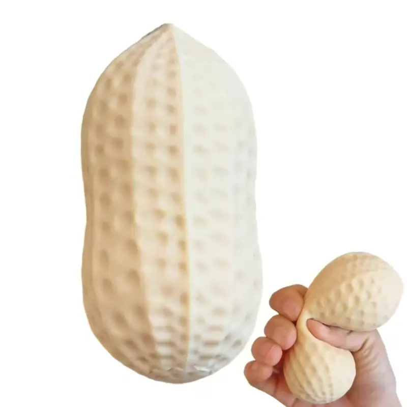 Peanut Slow-Rebound Decompression Squishy Toy - Squishies for Kids, Quiet Hand Exercise Stress Relief Gadget with Mystery Element, Summer Vibe Sensory Play Gift