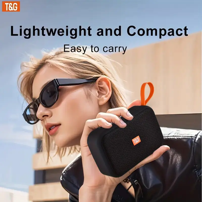 T&g Tg394 Ipx7 Waterproof Portable Mini Speaker, Outdoor TWS Hands-Free Call/fm/TF Card, Connects to Phone/tablet/TV, Multiple Colors Available, Rechargeable Waterproof Speakers, Sound Speakers