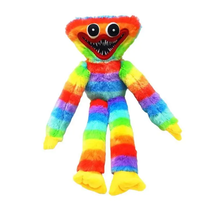 40cm Rainbow Scary Monster Plush Toy, Colorful Long Arms  Doll, Soft Fluffy Horror Plushie for Kids & Fans poopsie surprise  Mini Stuffed Finger Puppet Set animal cute girlygifts