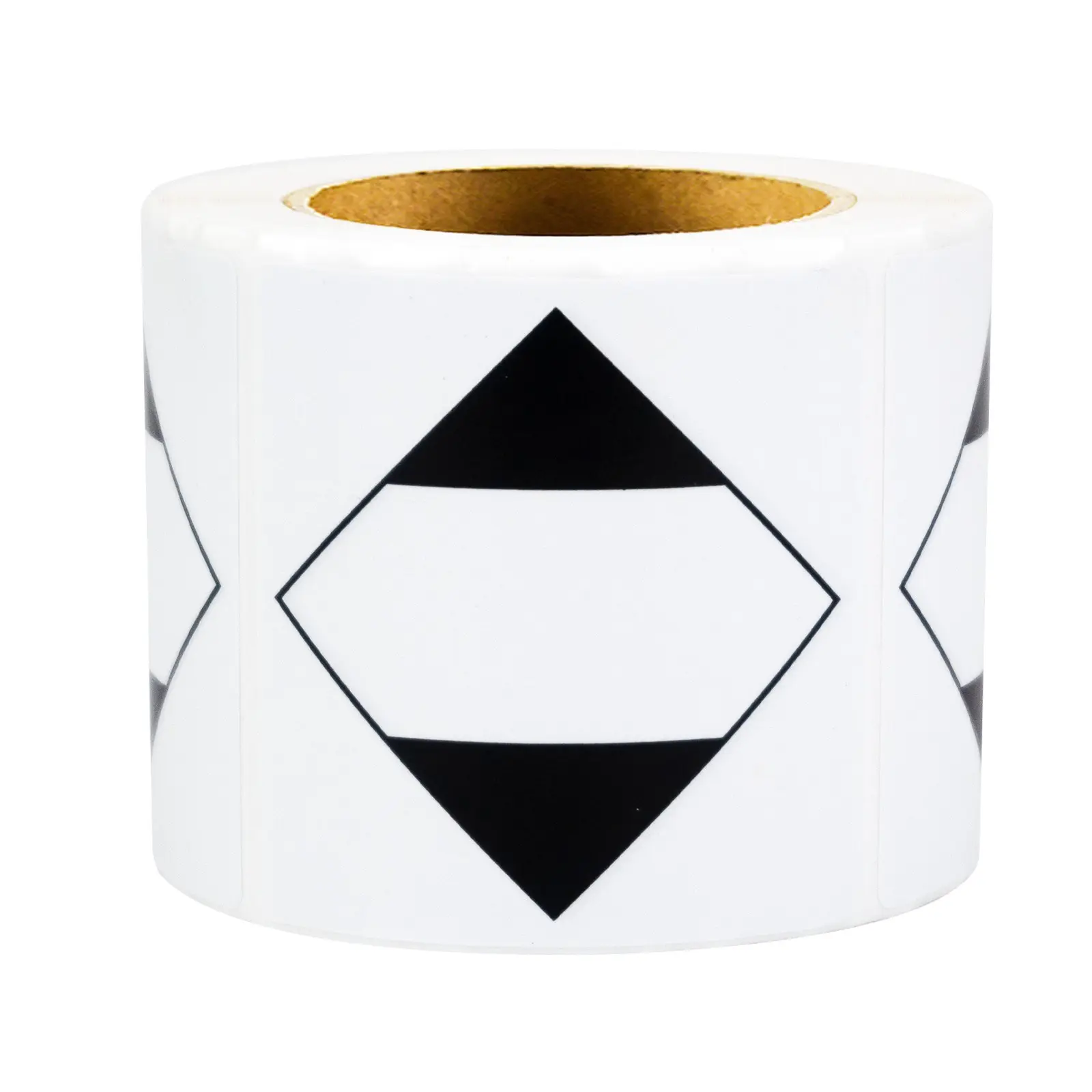300pcs 2x2in Diamond Limited Edition Dangerous Goods Adhesive Labels, Warning Box Packaging, Transportation Labels, Warehouse Storage Warning Stickers