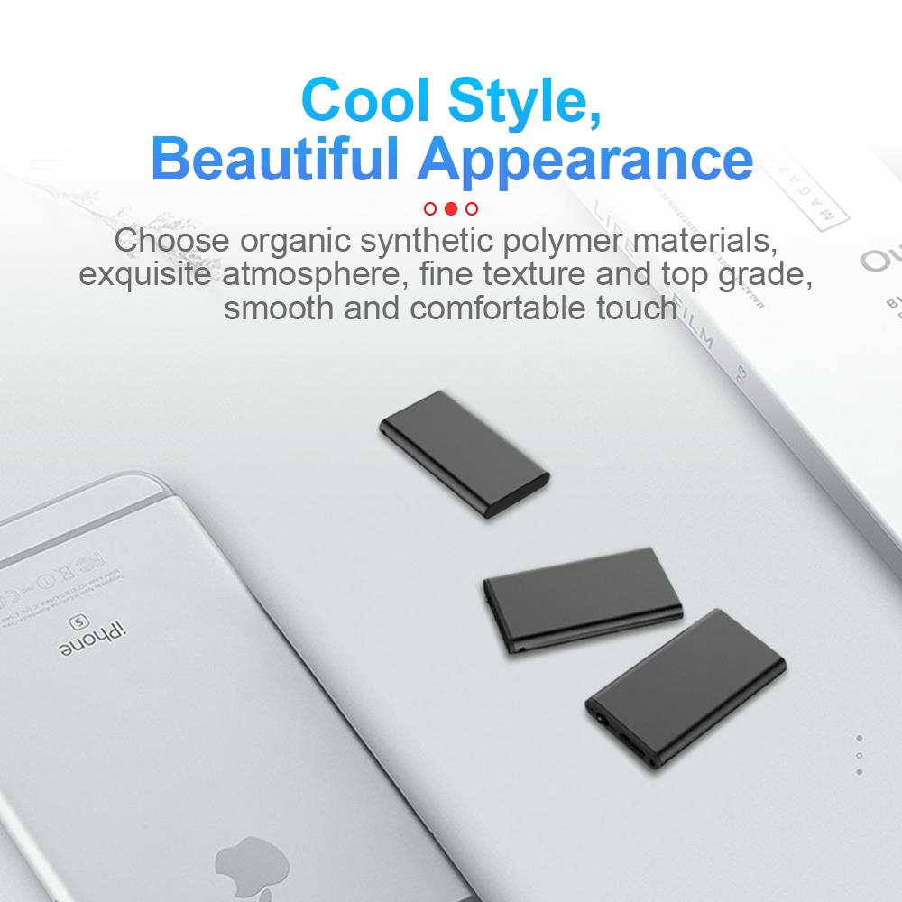 Ultra-Thin Tiny Mini Voice Recorder 4-32GB Digtal Professional Sound Activated Dictaphone Noise Reduce Record 8GB MP3 Player portable audio recording hd compact