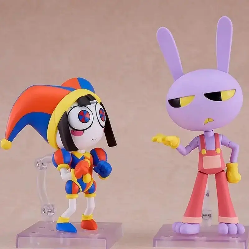 #2583 #2771 The Amazing Digital Circus Pomni Jax Chibi Figure Desktop Ornament Collectible Home Decor Gift For TADC Fans