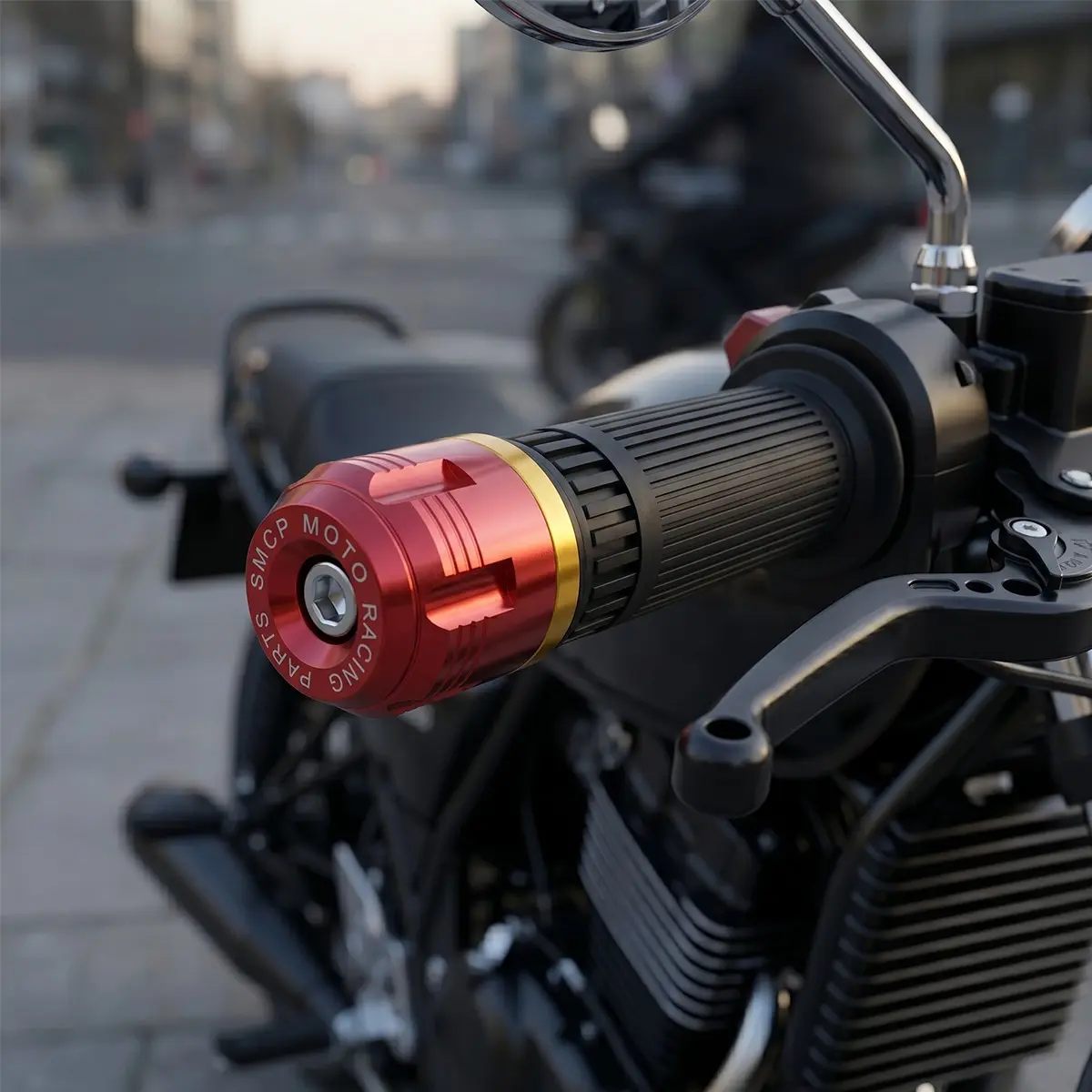 2pcs Universal Motorcycle Front Fork Cups 7/8 "22mm Handle Plug Balance Plug Covers Suitable For Honda Suzuki Yamaha Off-Road Motorcycle Handle Accessories