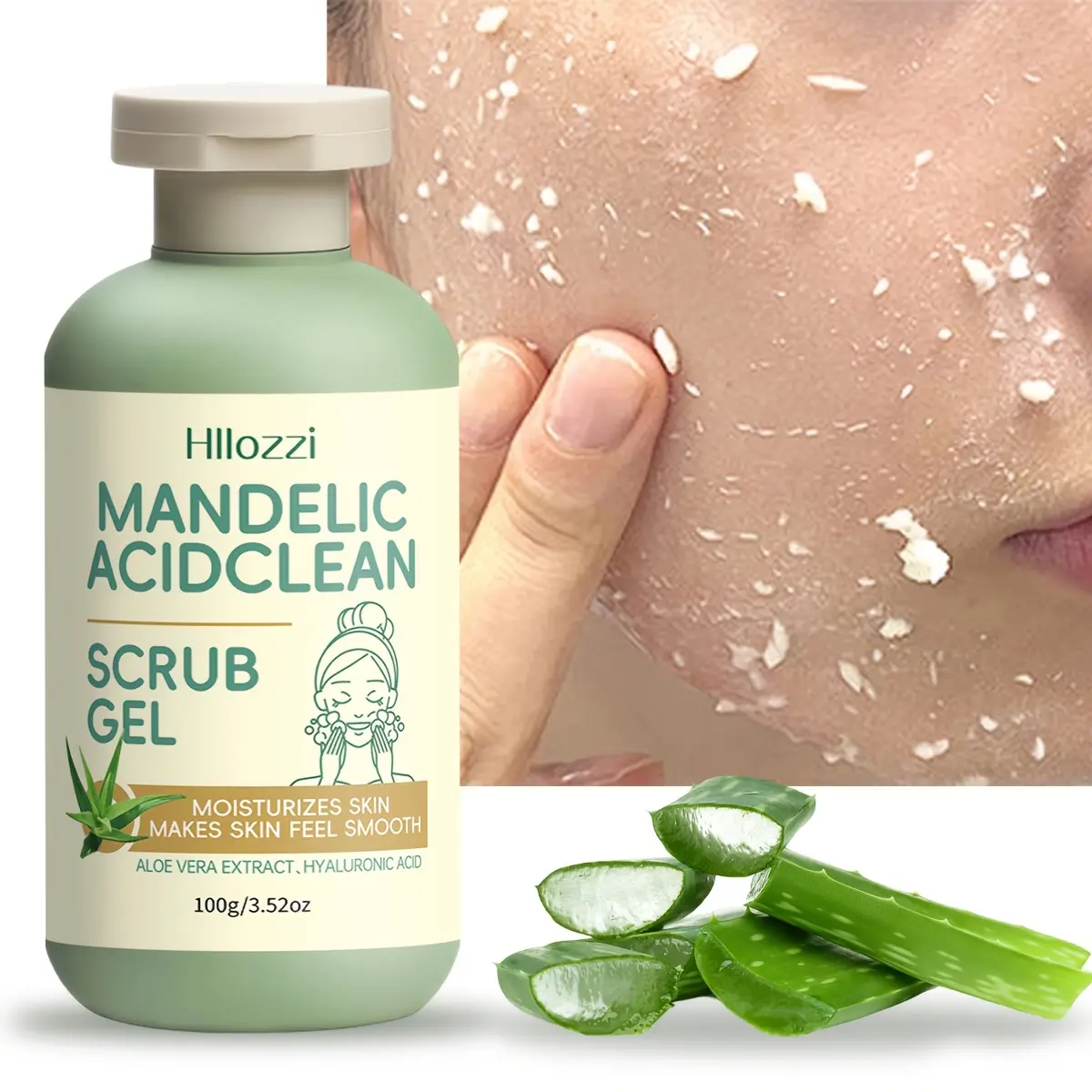 100g Salicylic Acid Exfoliating Gel, Gentle Facial Cleanser, Deep Pore Care, Moisturizing, Smooth & Radiant Skin, Daily Home Care