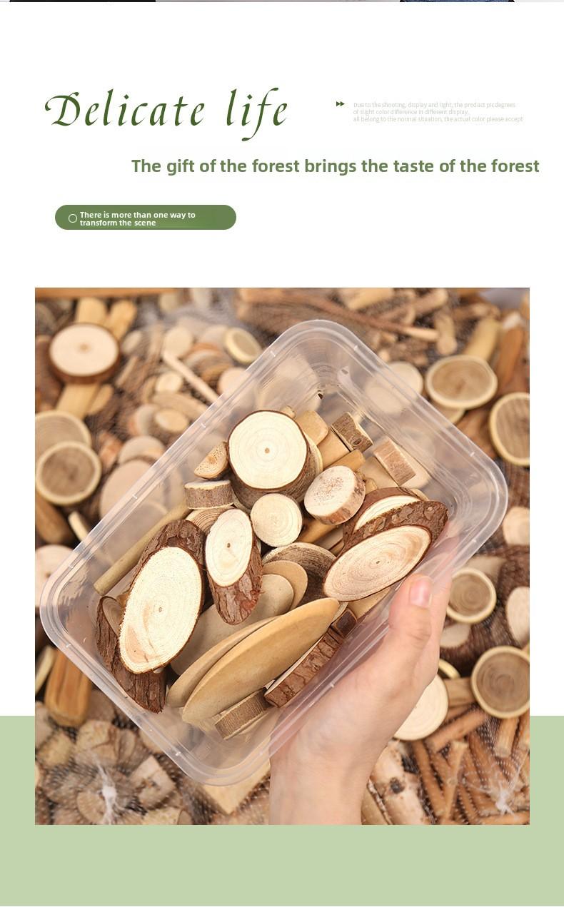 20Pcs Natural Wood Slices, Unfinished Round Wooden Circles for DIY Crafts, Painting, Rustic Home Decor