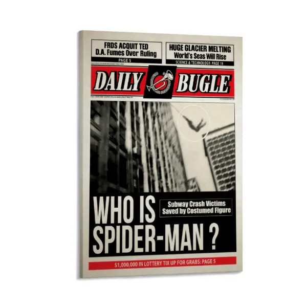S-M Movie Newspaper Poster Canvas Print Poster, Movie Poster, Newspaper Art Decor, Wall Decor For Bedroom Game Room Dorm, S-M Fans Lover Collection