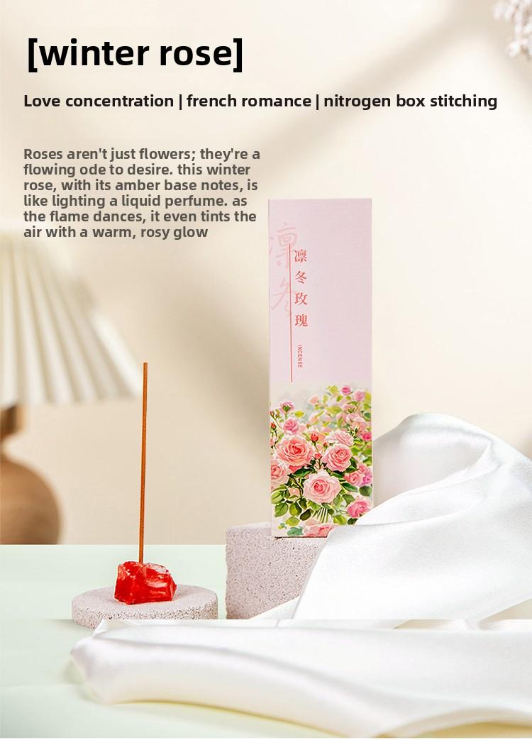 Gardenia Incense for Home Use in Bedroom Long Lasting Fragrance Natural Osmanthus Sandalwood Agarwood Rose Lavender Scent aromatherapy