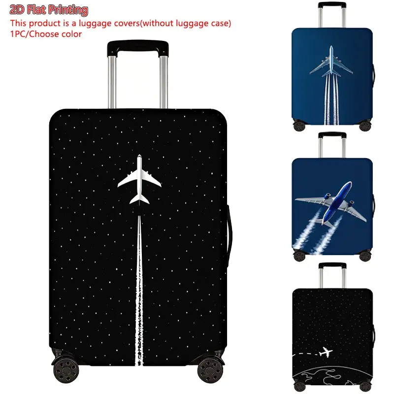 Advanced Artistic Luggage Cover, Thick Dustproof Travel Protector, Durable Elastic Material, Fits 18-32 Inch Suitcases, Essential Travel Accessory, Traveling Essentials