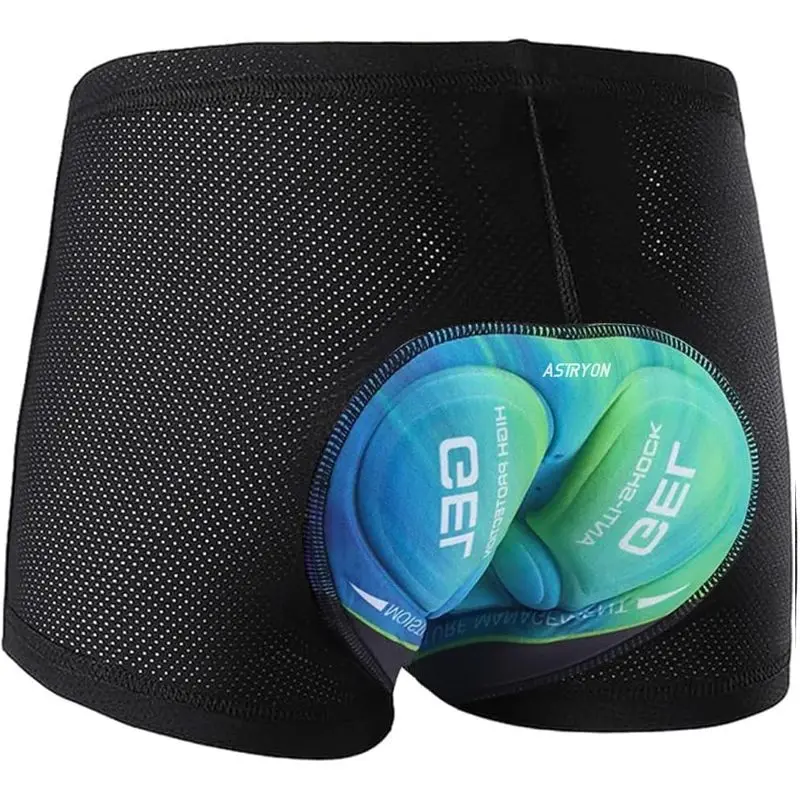 Outdoor activitiesMen's Cycling Underwear Shorts 5D Padded Gel Mountain Bike Bicycle MTB Liner with Breathable, Quick Drying Shockproof
