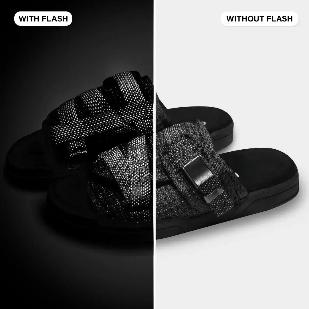 Reflective Slides for Men and Women – Full 3M Reflective Sandals with Adjustable Straps, Arch Support & Anti-Slip Sole, Comfortable Footwear for Wide or Narrow Feet, Light-Up Slide Sandals for Day & Night Wear,portable,slip-resistant,stylish