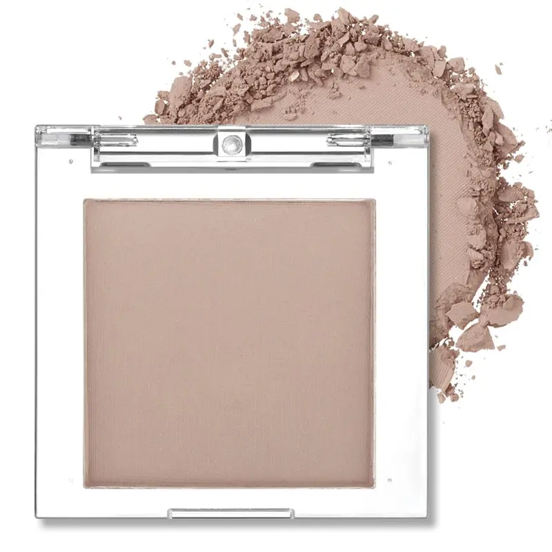 Single Beige Gray Matte Eyeshadow Palette, Natural Eye Shadow Makeup for Older Women, Neutral Nudes High Pigment Mini Monochrome Eyeshadow Sombra Para Ojos, Vegan & Cruelty-Free, C02 Dove Grey