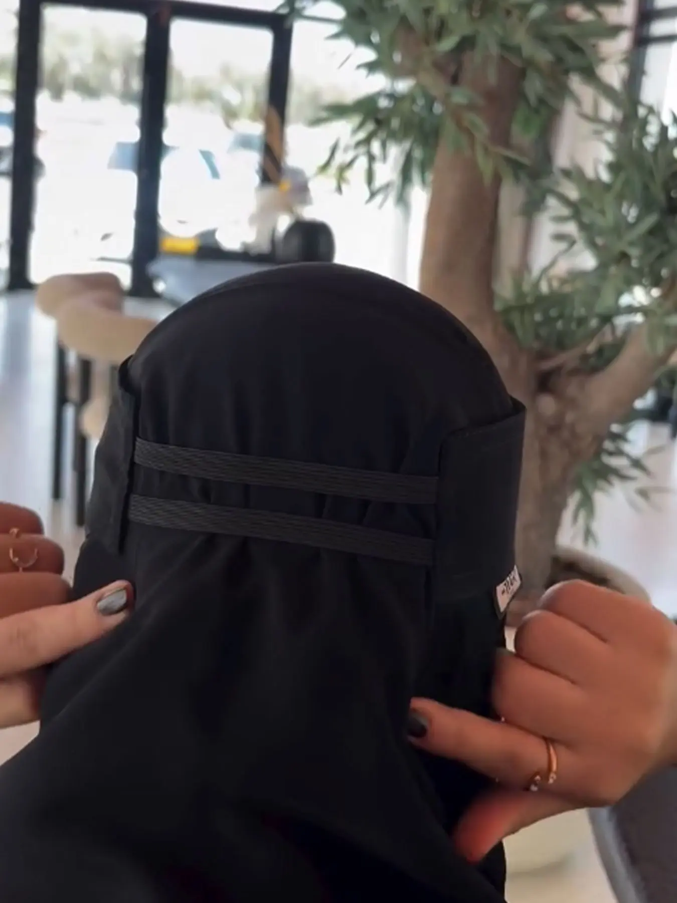 Versatile Composite Face Veil, Smooth & Aery Summer Sun Proof Niqab, Easy Fit Elastic Strap, Daily Modest Styling, 1 Pack