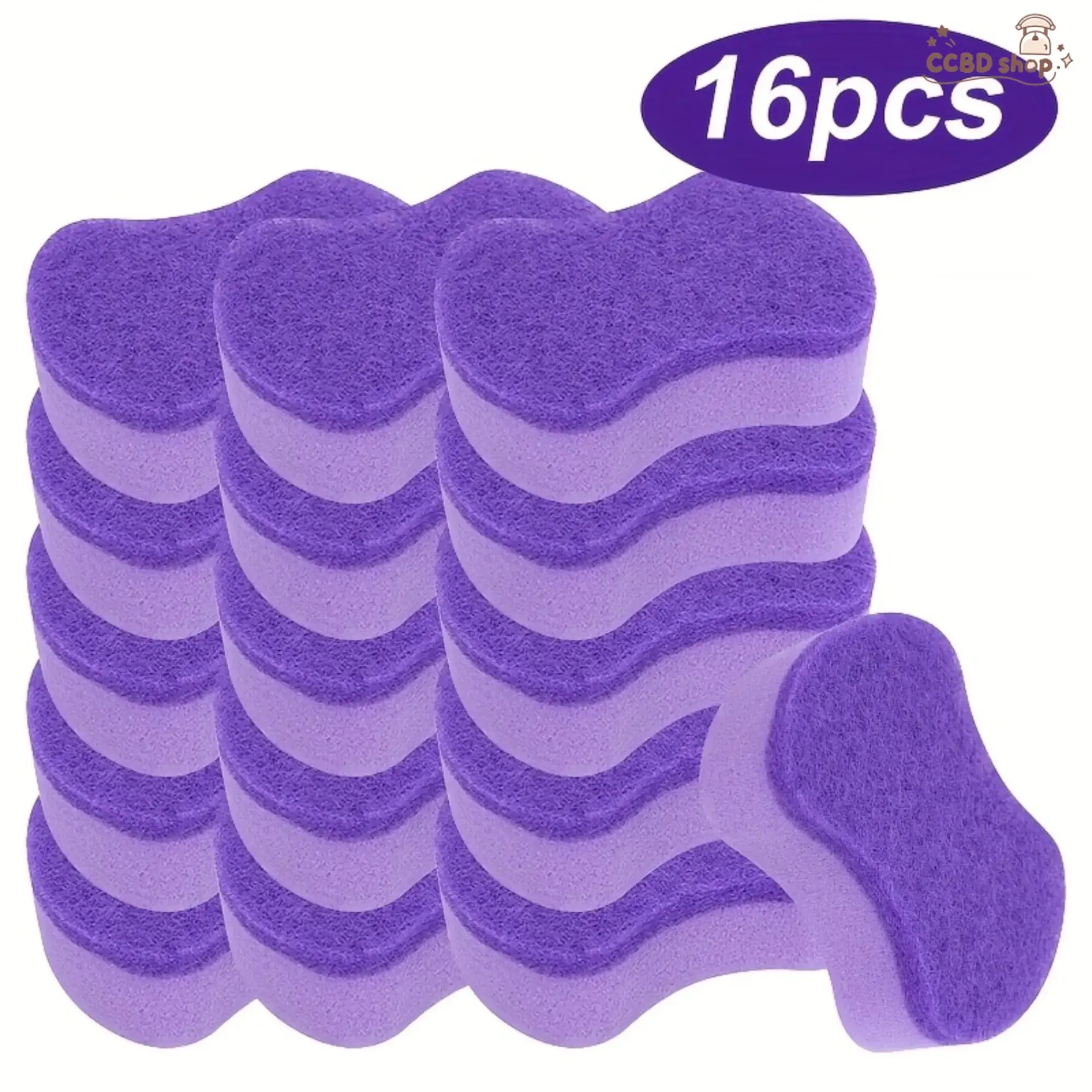 16 Pack Multipurpose Kitchen Cleaning Sponges Double Sided Scrub Pads Durable Non Scratch Dish Sponge High Absorbent Cleaning Tools for Dishes Cookware Sink Countertop Home