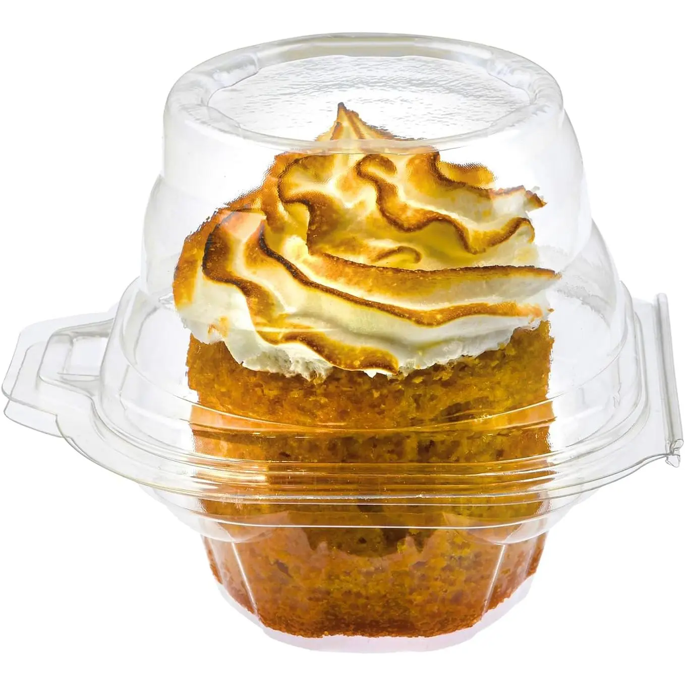 Clear Stackable Cupcake Boxes Disposable Individual Cupcake Containers Airtight With Lid Plastic Carrier  Cupcake - 25