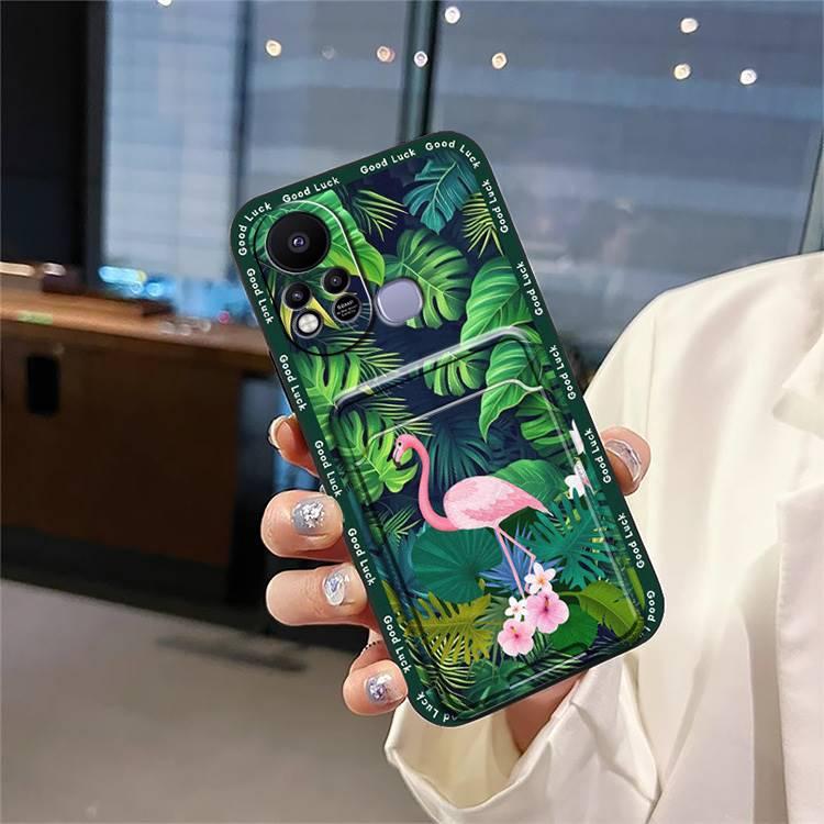 Graffiti Dirt-resistant Phone Case For Infinix Hot11S/X6812 Durable Card sleeve Anti-dust Back Cover Cartoon Waterproof Full wrap Cover Cute Shockproof Fashion Design protective