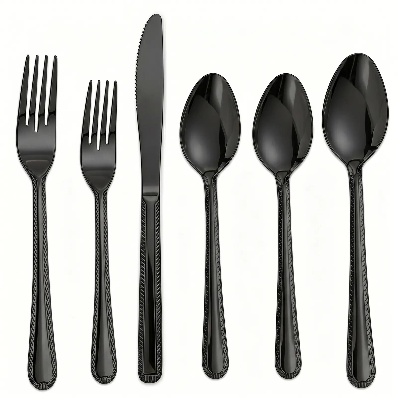 Flatware Set 48Pcs Service For 4,Silverware Set Stainless Steel
