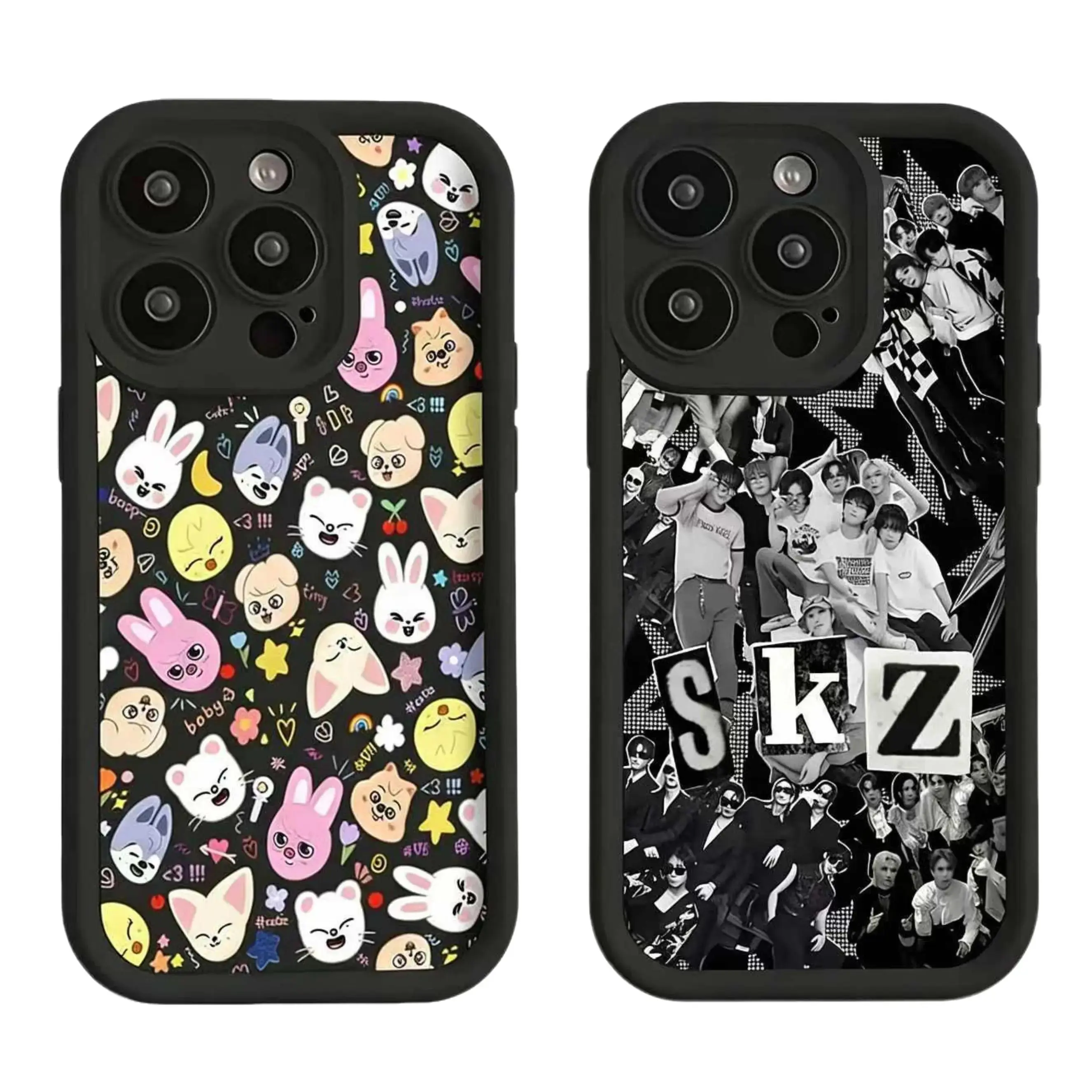Cute Fashion Mobile Phone Case Accessories, Soft Shockproof Protective TPU Back Cover for Multi-Model iPhone (17,16,15,14,14 Plus,13,12,11 Pro Max Mini,XR,XS,X,7 Plus) & Samsung Galaxy (S25 Ultra,S24,S23,S22,S21 Plus), Anti-Fall Casing
